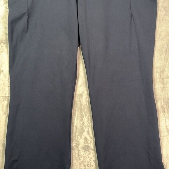 NWT New Jockey Navy Studio Flare Leggings Pockets Pants Size XXL - Picture 9 of 10